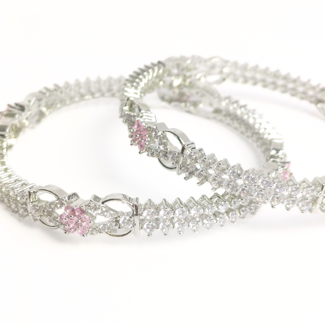 Petal Blush Bangles 63 mm / 41.87 g