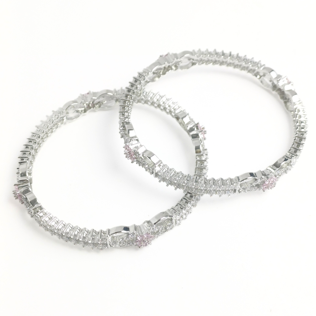 Petal Blush Bangles 63 mm / 41.87 g