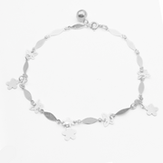 Petal & Leaf Whisper Anklet 254 mm / 4.94 g
