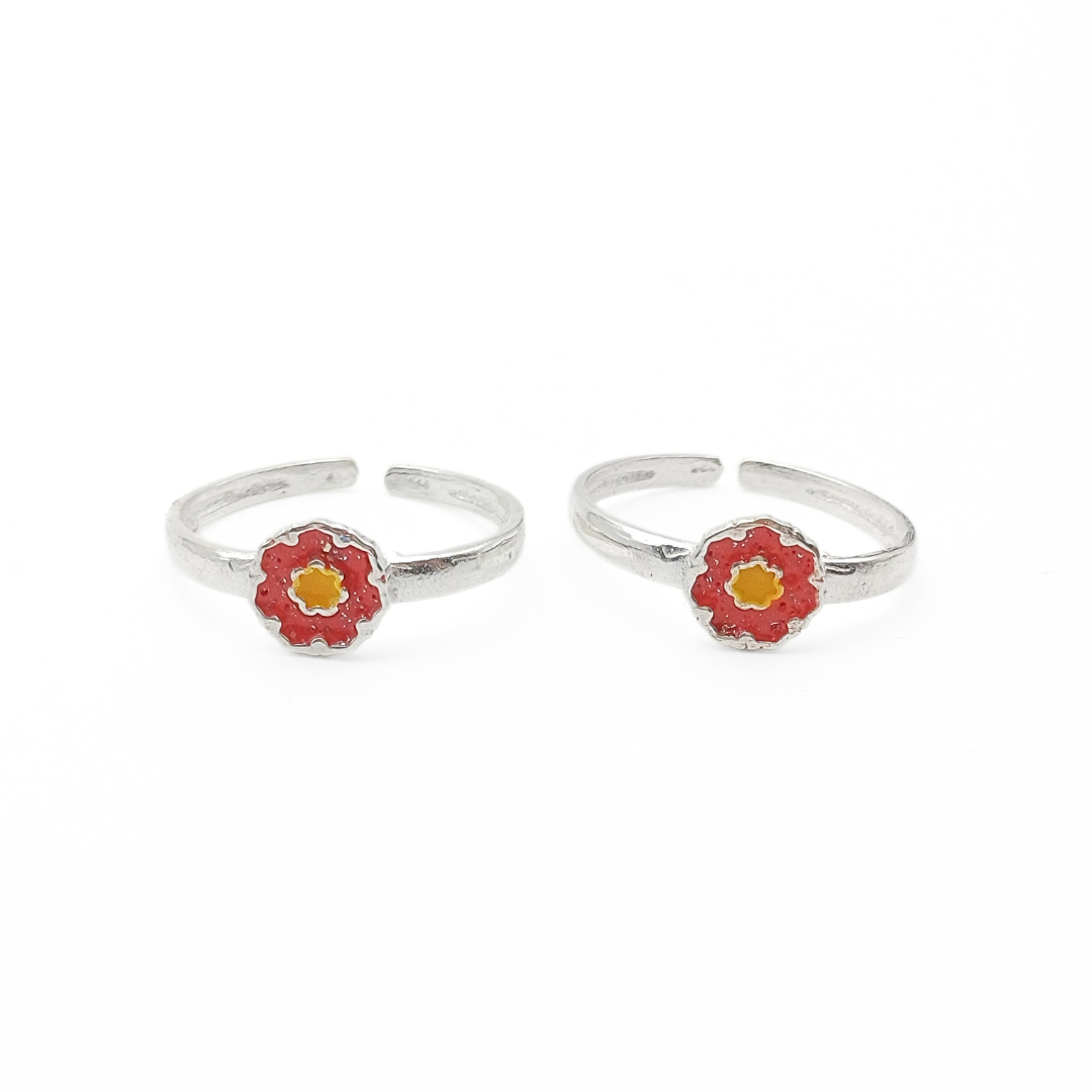 Petal Pop Toe Rings FREE Size / 2.22 g