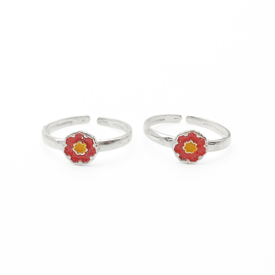Petal Pop Toe Rings FREE Size / 2.22 g