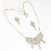 Pink Blossom Necklace Set 18.12 g