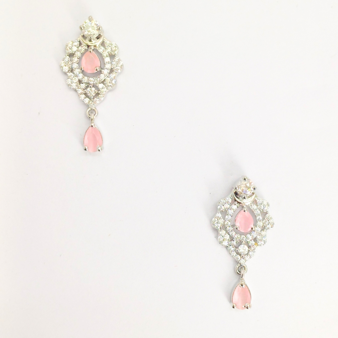 Pink Blossom Necklace Set 18.12 g