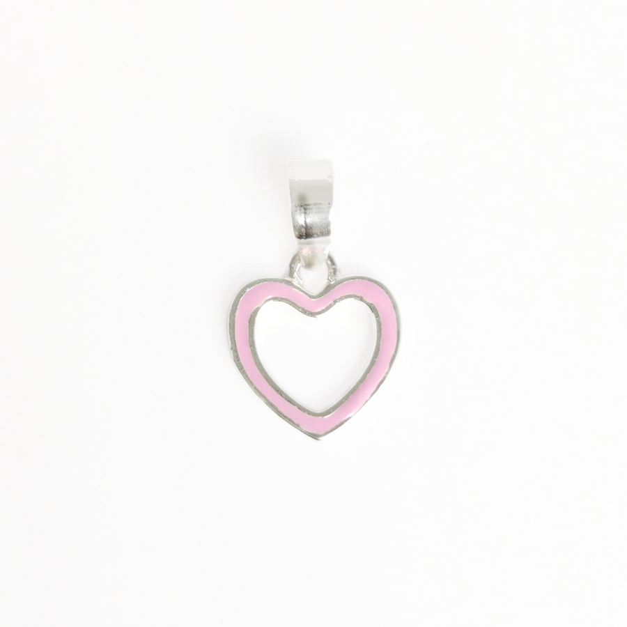 Pink Heartbeat Pendant Free Size