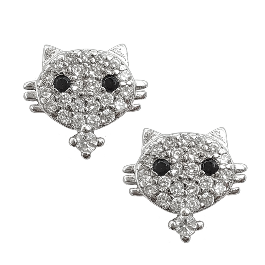 Purr-fectly Charming Cat Studs Free Size