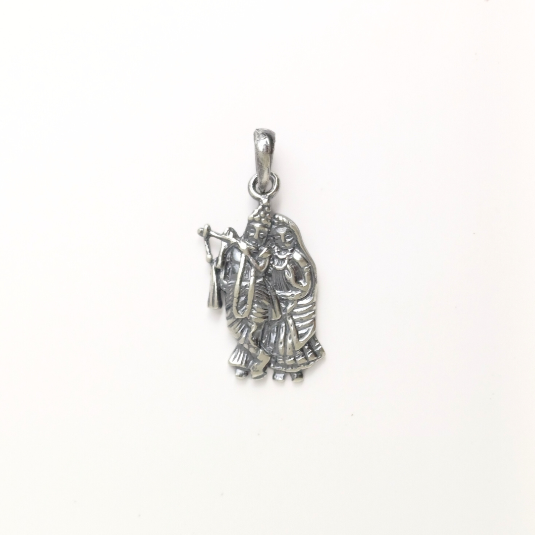 Radha Krishna Pendant Free Size