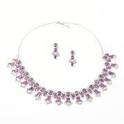 Radiant Cascade Necklace Set 54.07 g