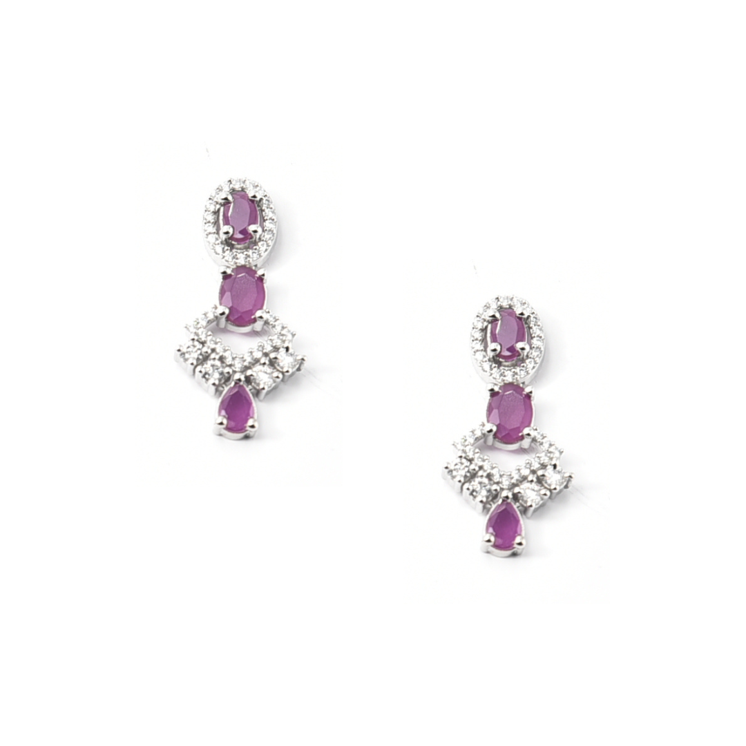 Radiant Cascade Necklace Set 54.07 g
