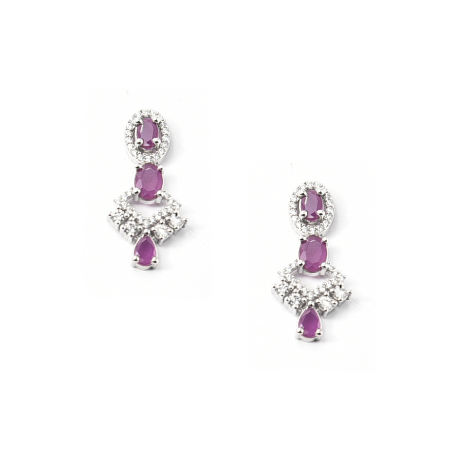 Radiant Cascade Necklace Set 54.07 g