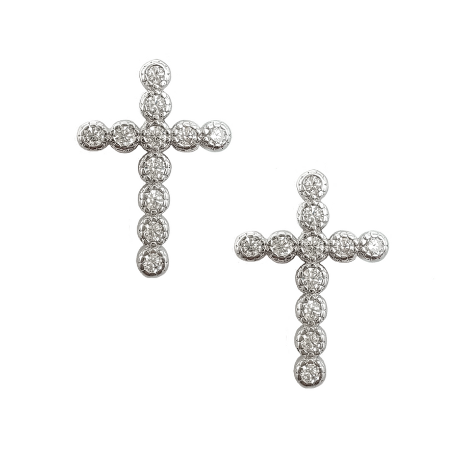 Radiant Cross Studs 1.77 g