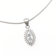 Radiant Oval Halo Chain Set 9.56 g
