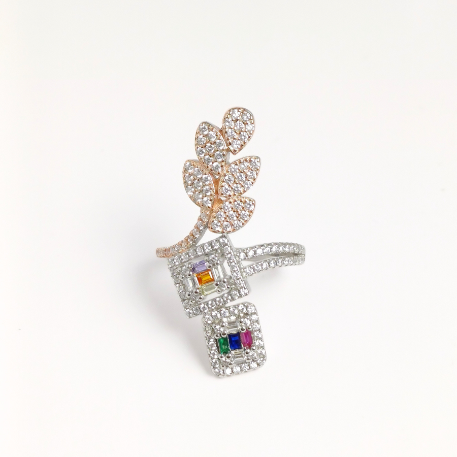 Rainbow Fern Ring 18 mm / 5.83 g