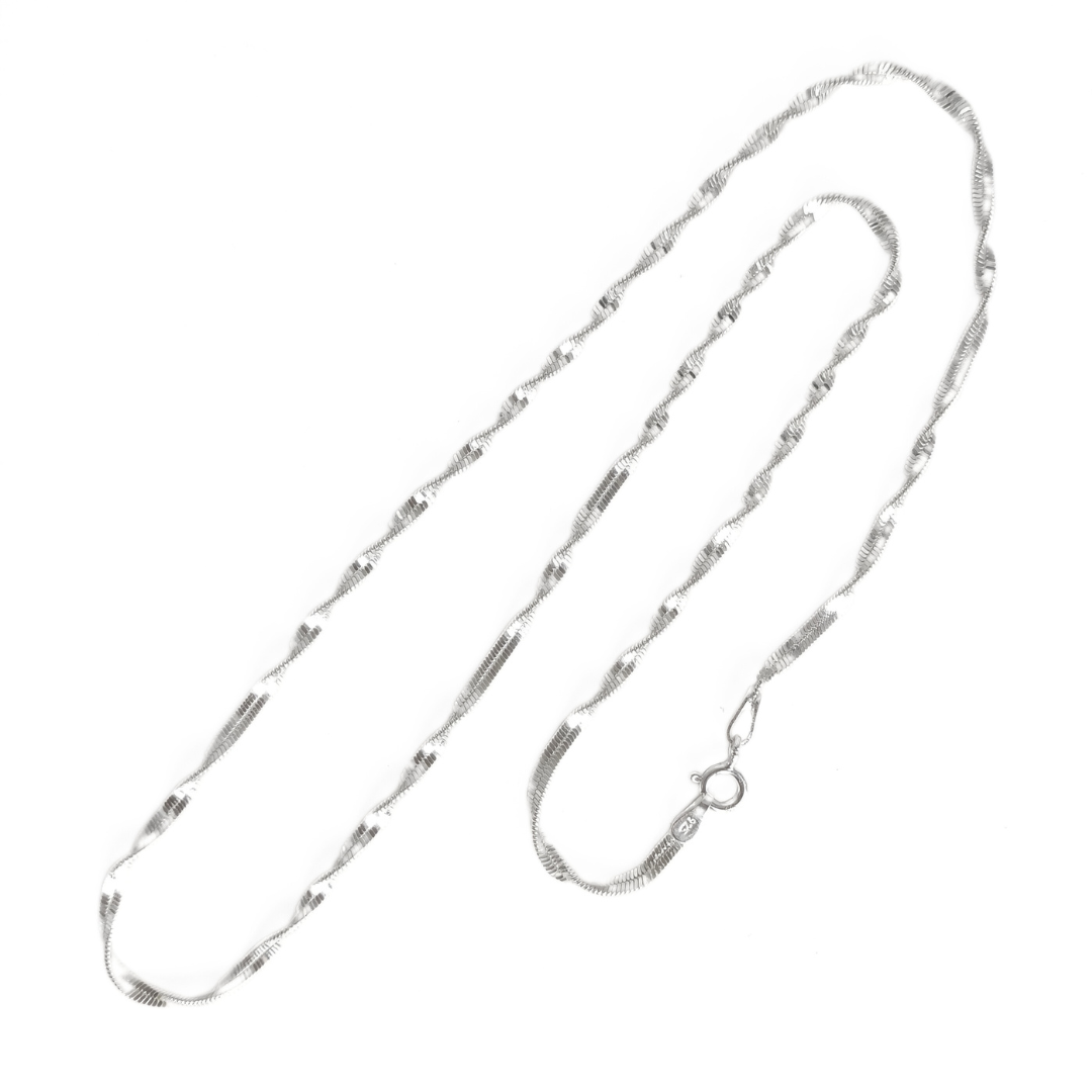 Ribbon Twist Chain 18 inches / 5.59 g