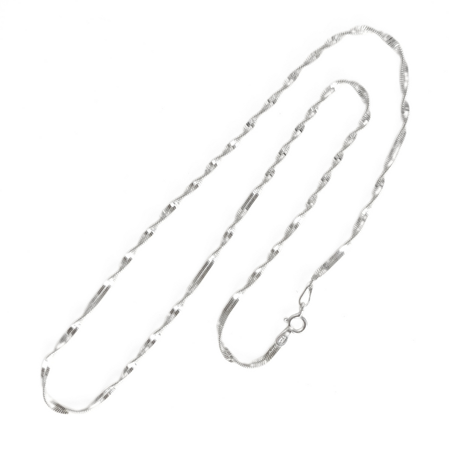 Ribbon Twist Chain 18 inches / 5.59 g