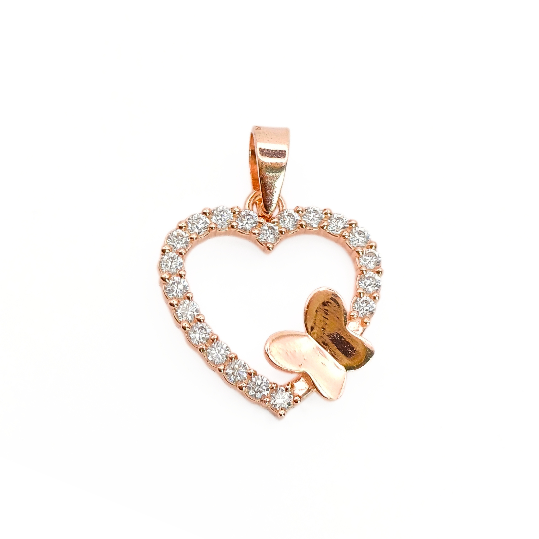 Rose Flutter Pendant Free Size