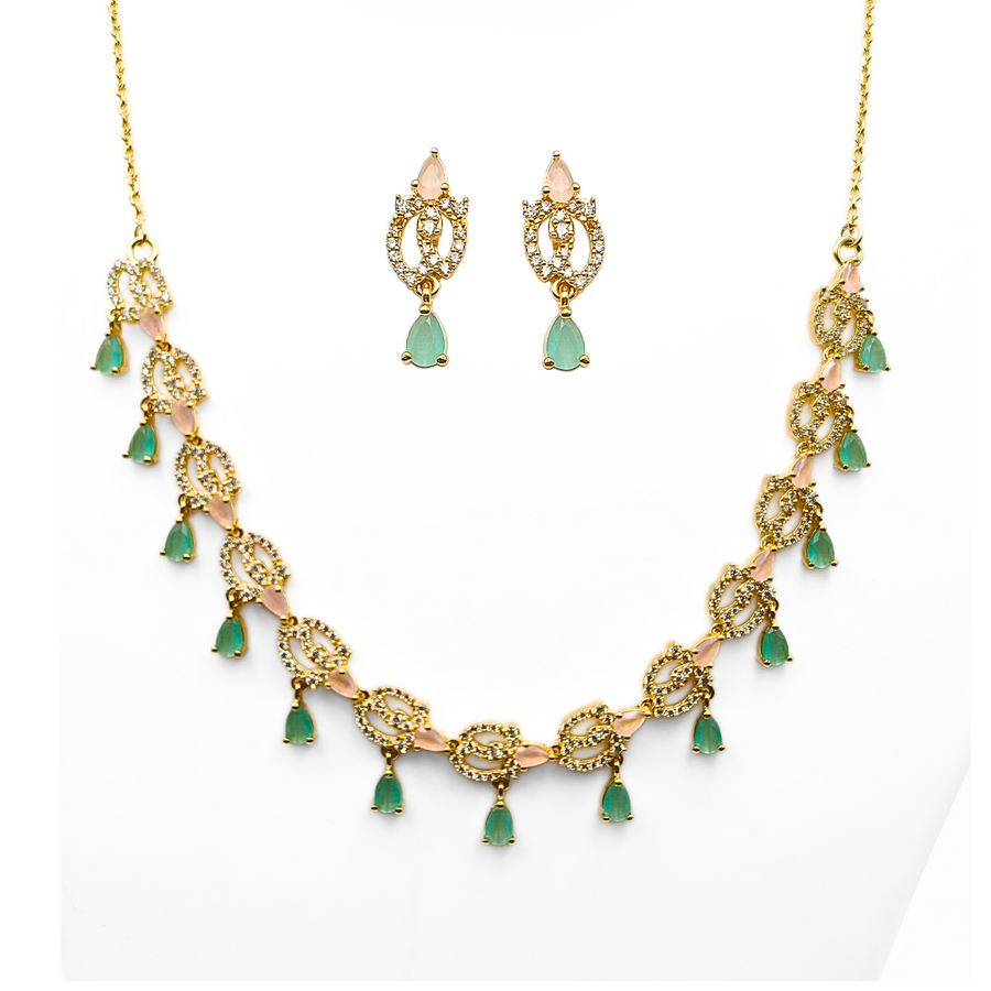 Rose Garden Necklace Set 29.9 g