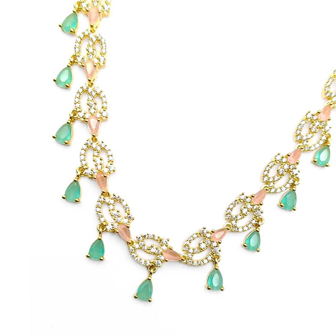Rose Garden Necklace Set 29.9 g