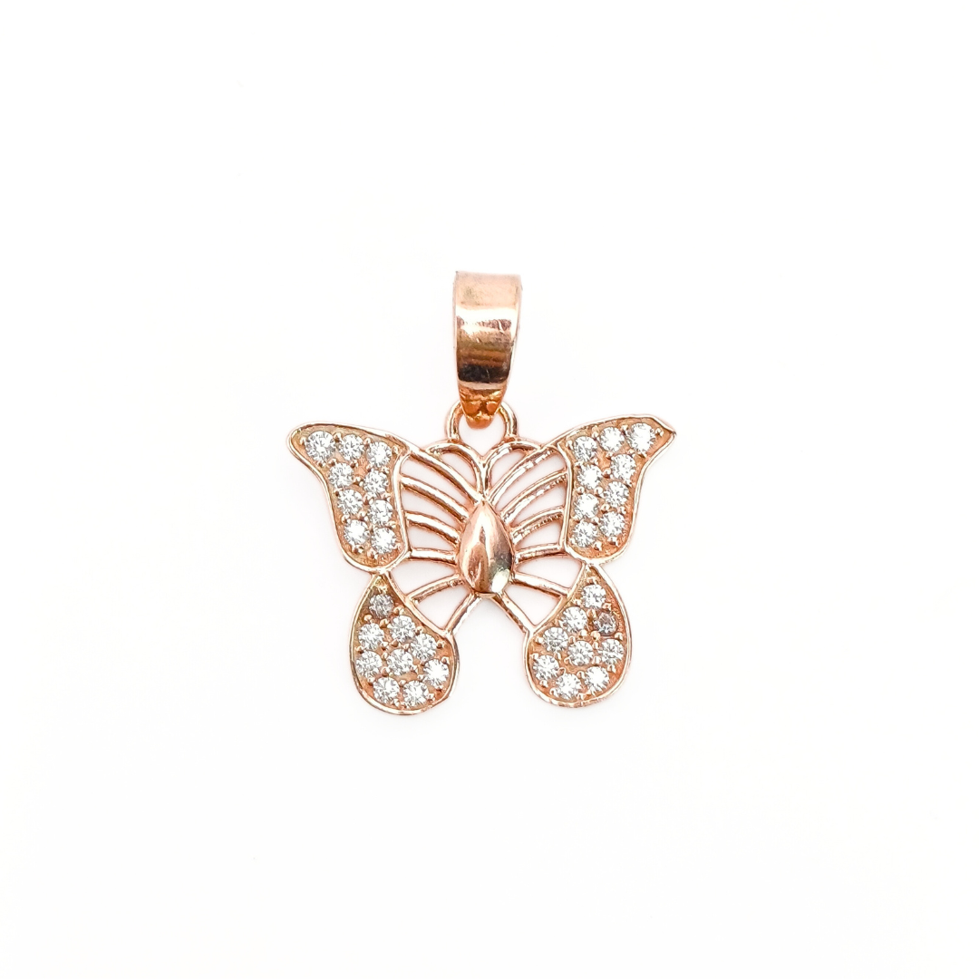 Rose Gleam Flutter Pendant Free Size