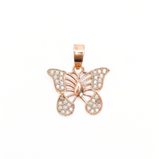 Rose Gleam Flutter Pendant Free Size