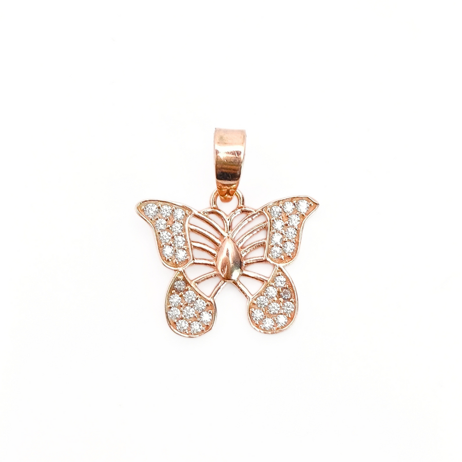 Rose Gleam Flutter Pendant Free Size