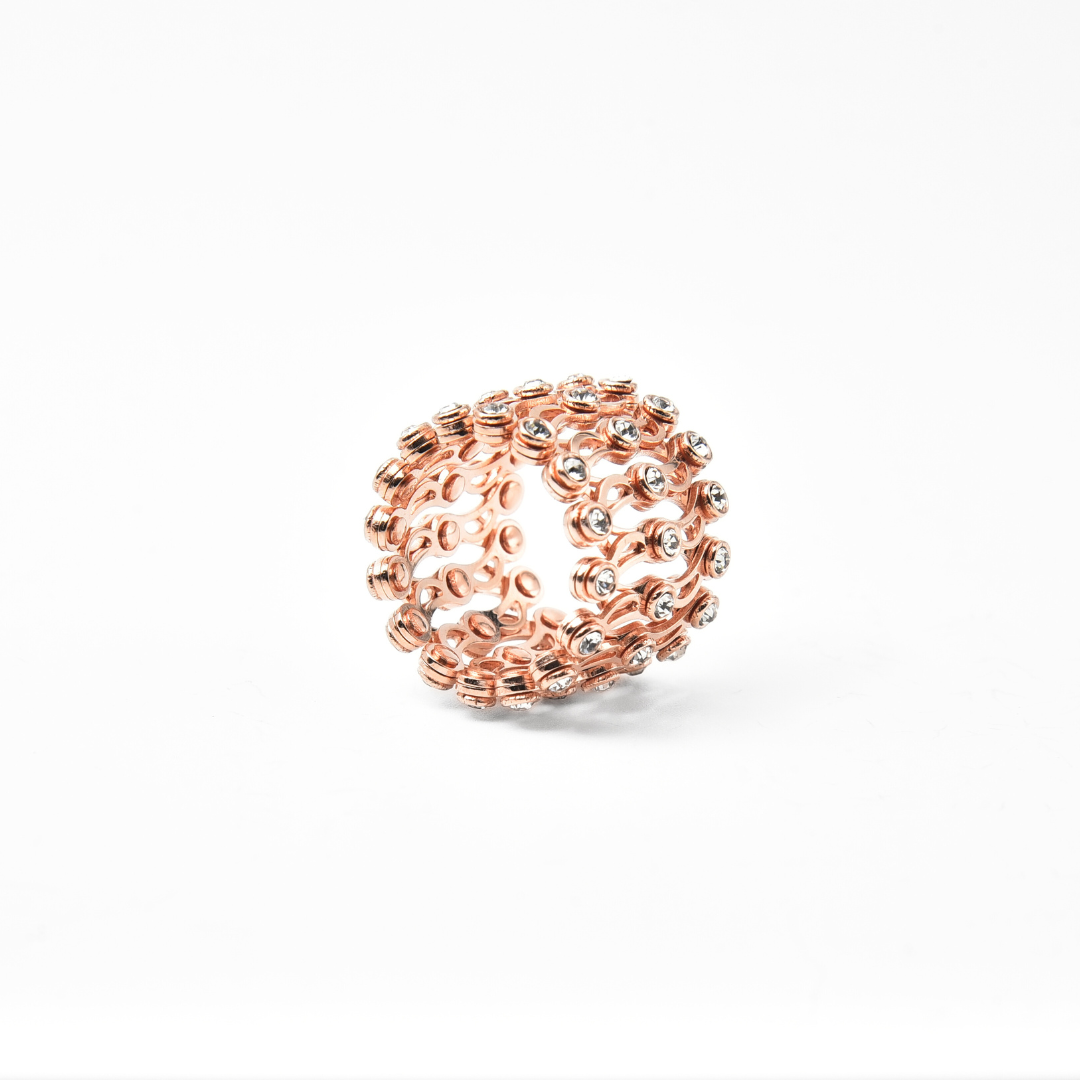 Rose Gold Metamorphosis Ring Bracelet Free Size / 10.19 g
