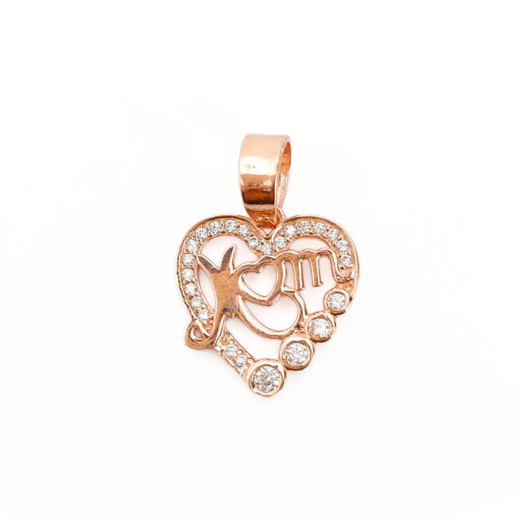 Rose Mom's Embrace Pendant Free Size