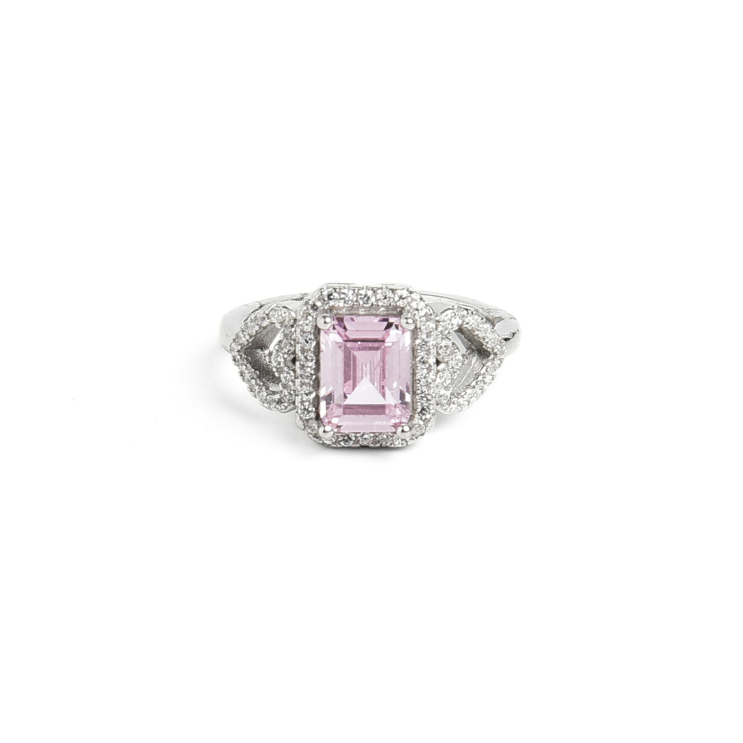 Rose Quartz Radiance Ring 13 mm / 4.51 g