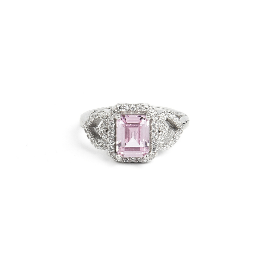 Rose Quartz Radiance Ring 13 mm / 4.51 g