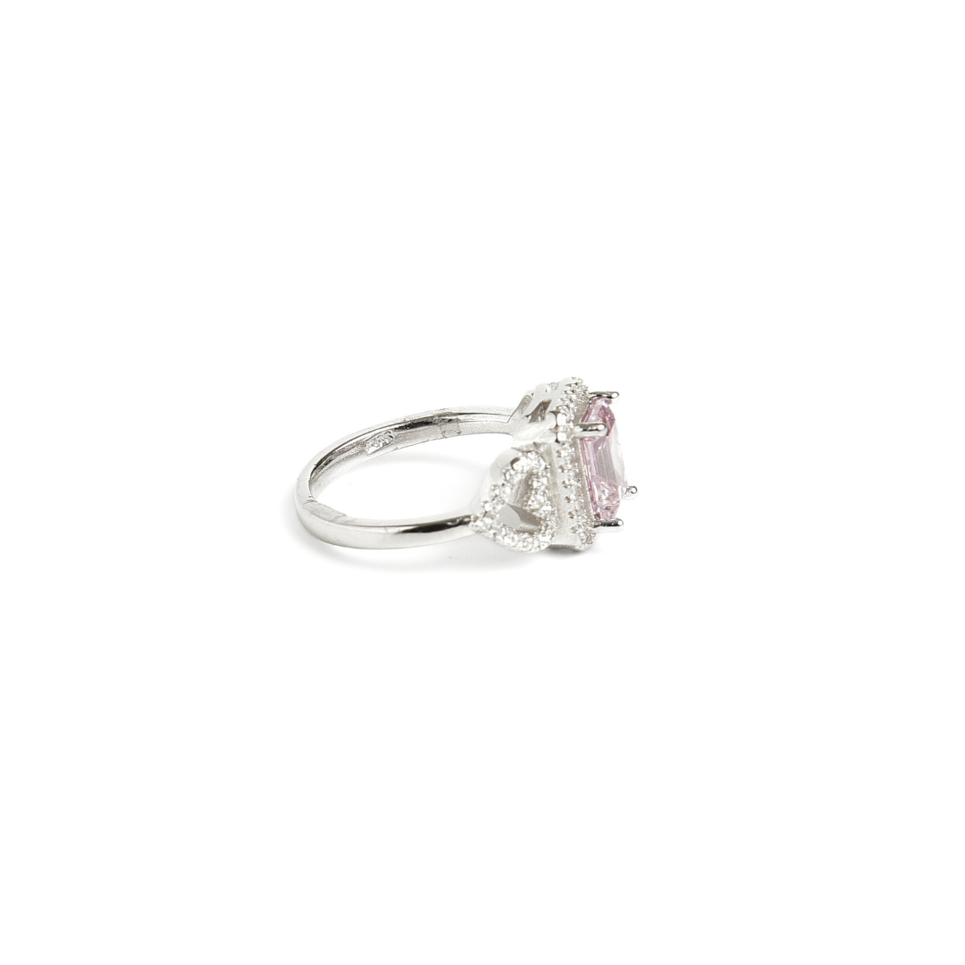 Rose Quartz Radiance Ring 13 mm / 4.51 g