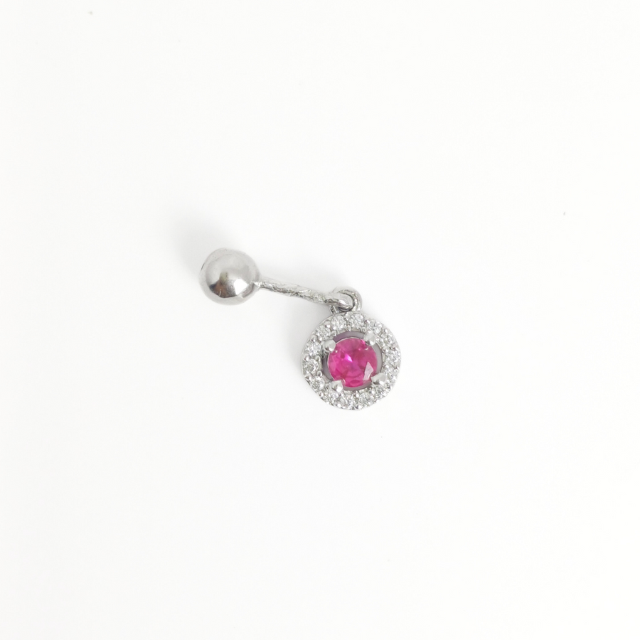 Rosy Glow Helix Stud Free Size