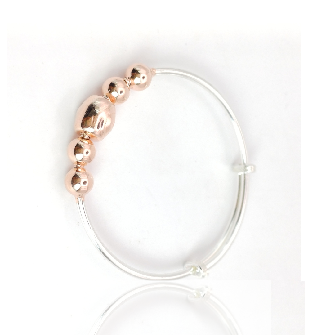 Rosy Keepsake Bangles Adjustable / 15.78 g