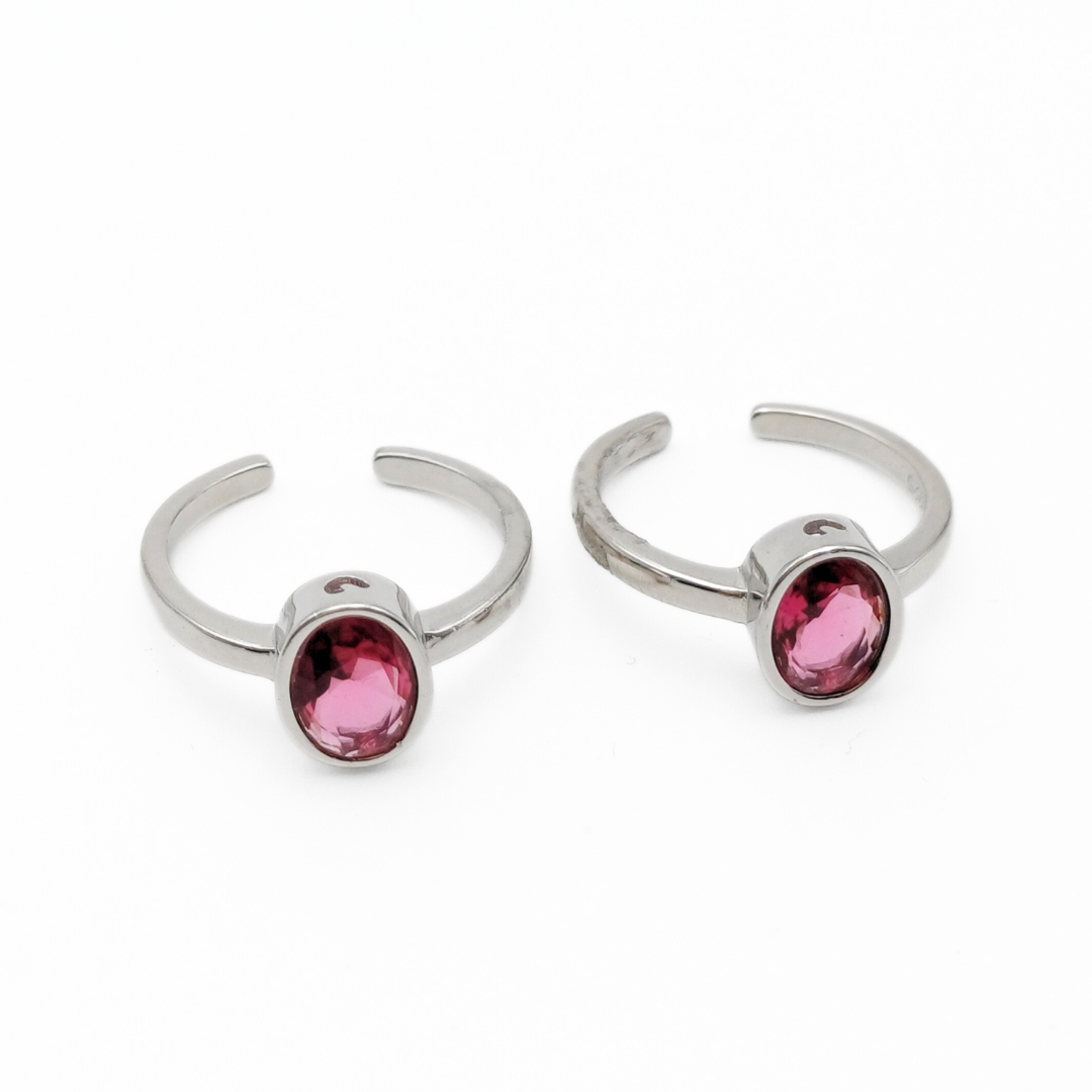 Rosy Radiance Toe Rings FREE Size / 3.59 g