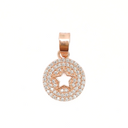 Rosy Starry Orbit Pendant 2.26 g
