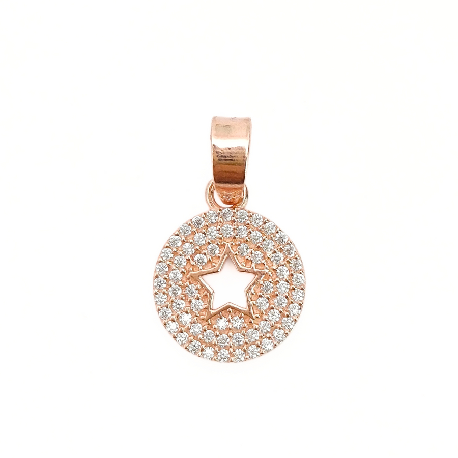 Rosy Starry Orbit Pendant 2.26 g