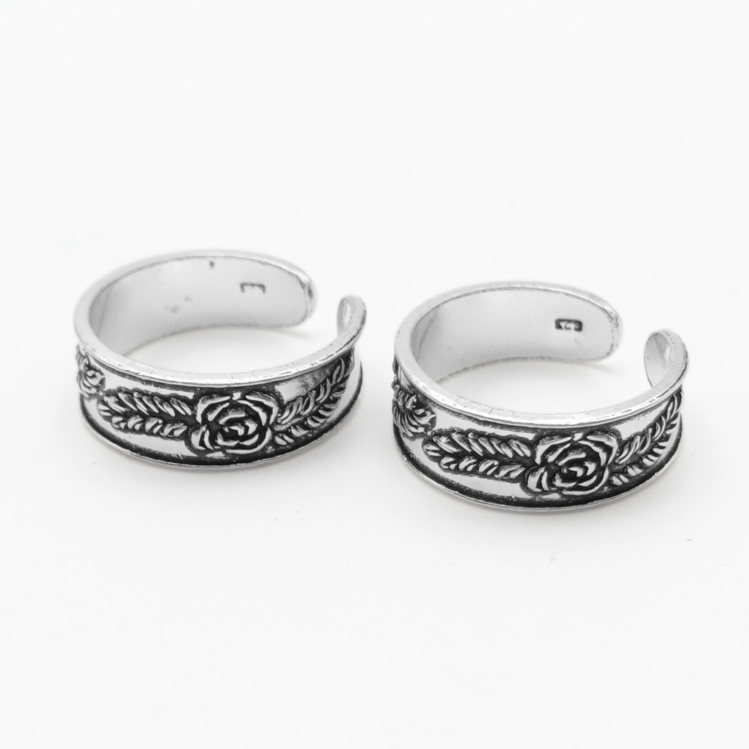 Rosy Trails Toe Rings FREE Size / 3.32 g