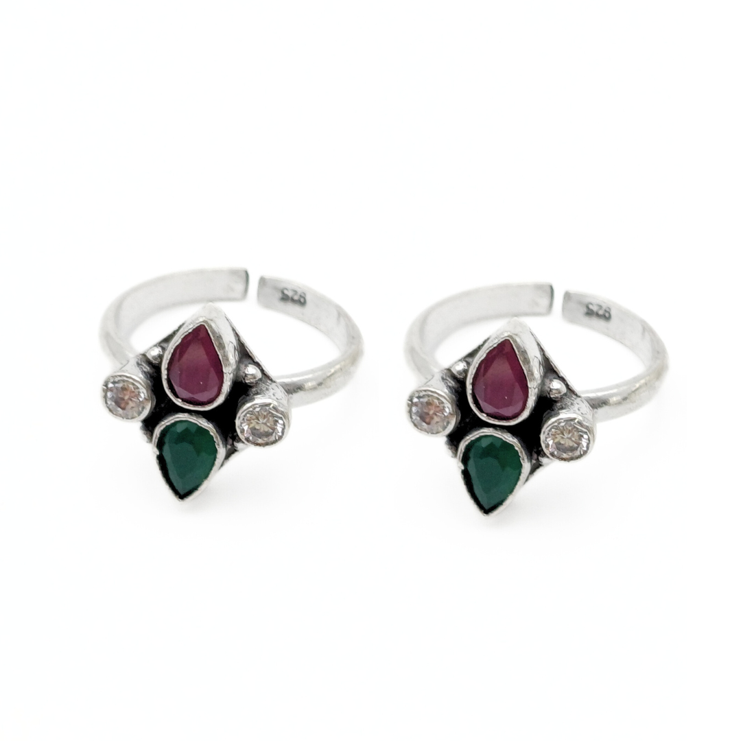 Royal Radiance Toe Rings FREE Size / 6.16 g