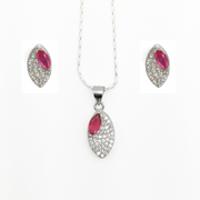Ruby Leaf Sparkle Set 4.12 g