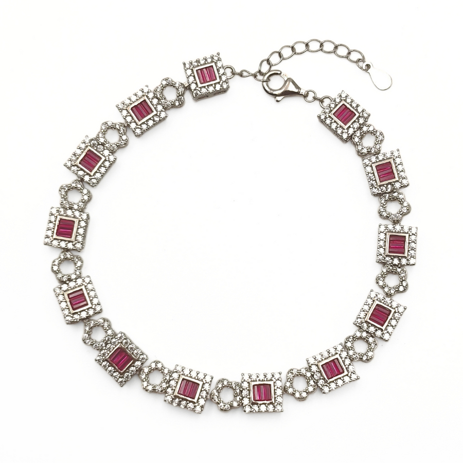 Ruby Radiance Bracelet 190 mm / 14.78 g