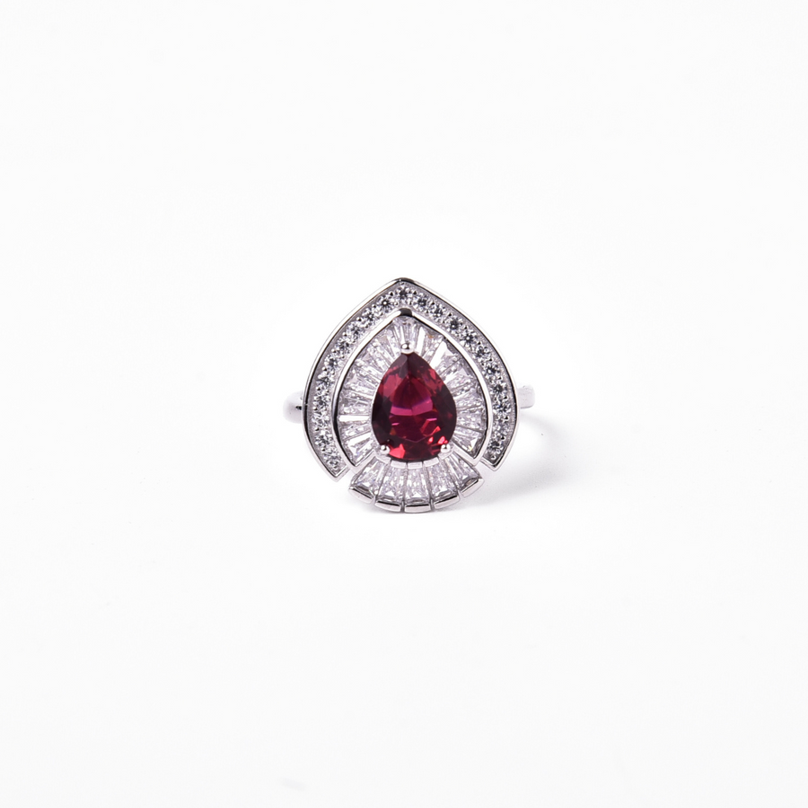 Ruby Radiance Cascade Ring 16 mm / 5.44 g