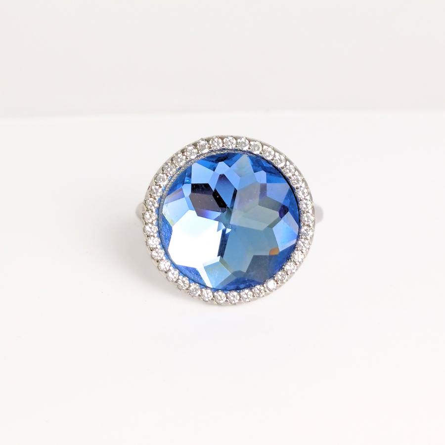 Sapphire Moon Ring 15 mm / 5.69 g