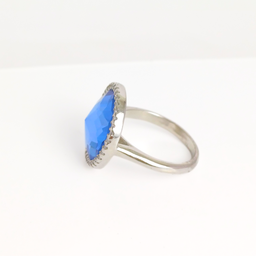 Sapphire Moon Ring 15 mm / 5.69 g