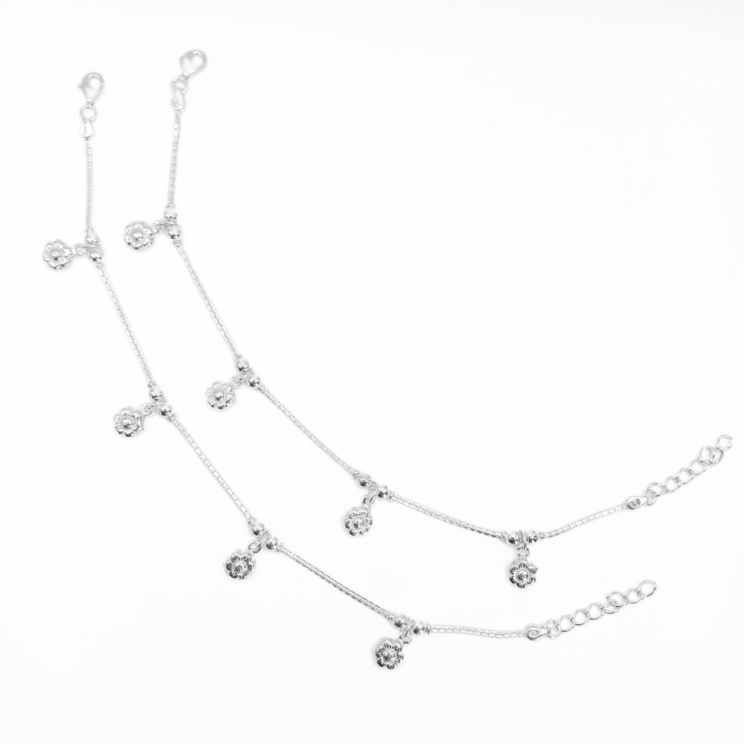 Silver Blossom Baby Payal 7.5 / 12.1 g