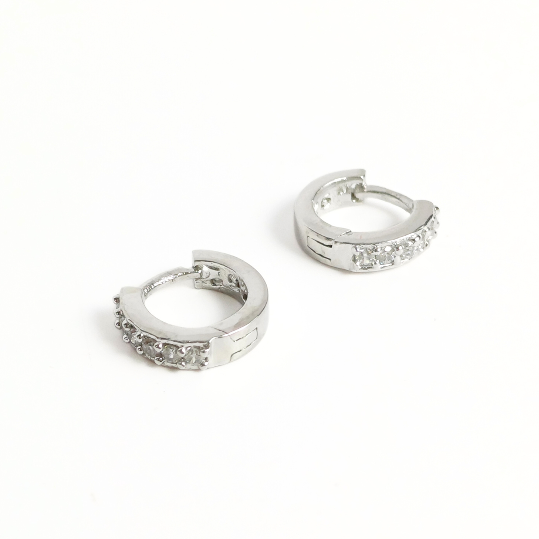 Silver Lining Hoops 1.89 g