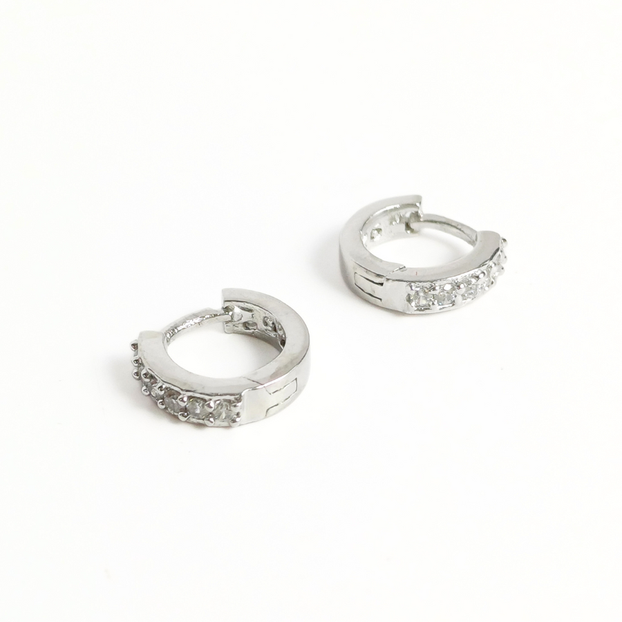 Silver Lining Hoops 1.89 g