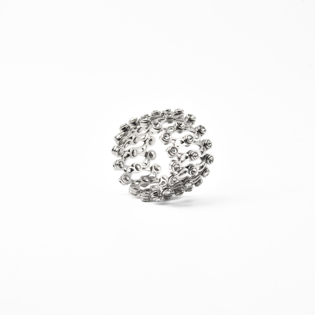 Silver Metamorphosis Ring Bracelet Free Size / 10.79 g
