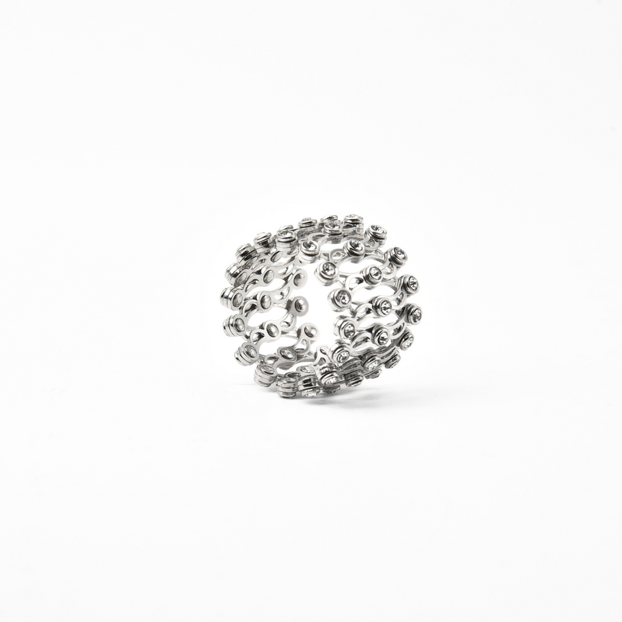 Silver Metamorphosis Ring Bracelet Free Size / 10.79 g