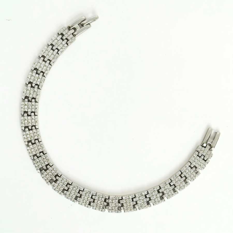 Sleek Sparkle Bracelet 178 mm