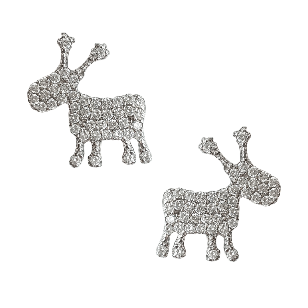 Sparkling Reindeer Studs 3.81 g