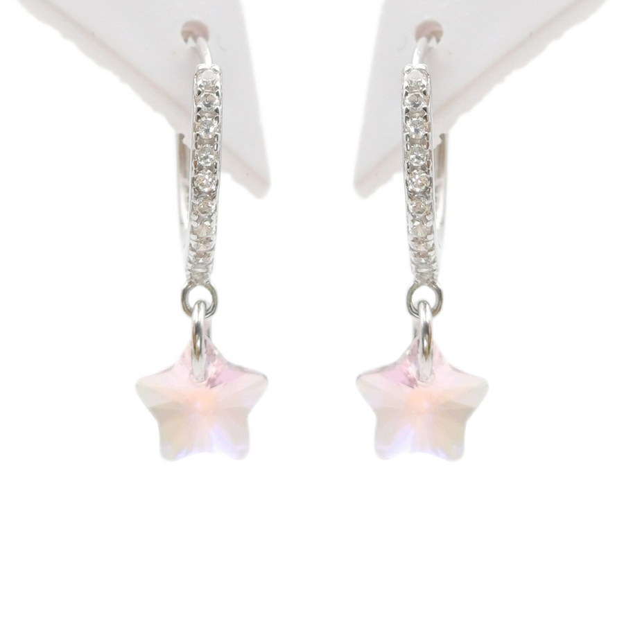 Stardust Shimmer Hoops Free Size