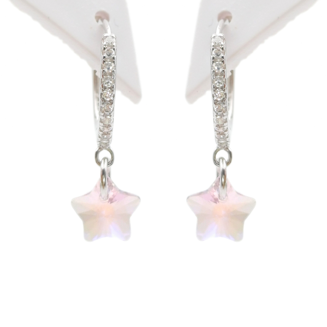 Stardust Shimmer Hoops 2.33 g
